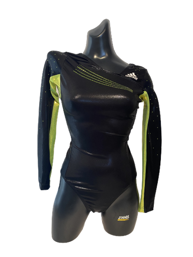 Adidas - Leotard CL1414Black/green Black