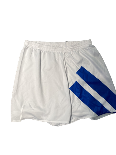 Mailsport  -Short - Wit met blauwe strepen White