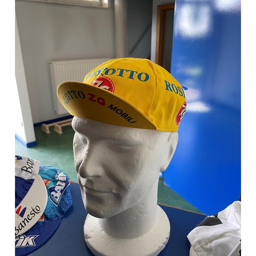 Cycling cap  vintage brandsRoslotto Yellow