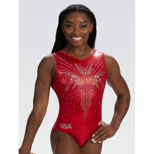 GK E4352 Red Loyalty Limited Edition OlympicsLeotard Red