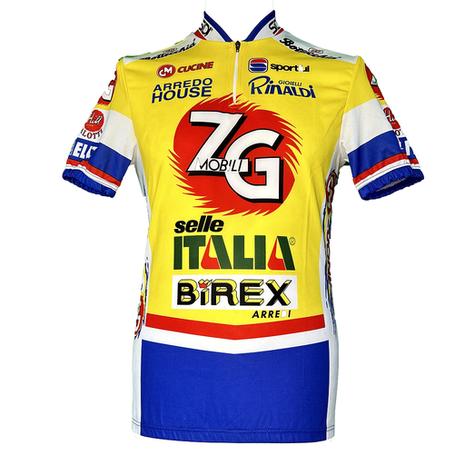 Vintage cycling jersey -ZG Mobili 2012 Yellow