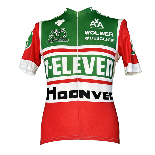 Vintage cycling jersey -7-Eleven 2012 Green
