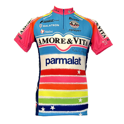 Vintage cycling jersey -Amore & Vita 2012 Pink