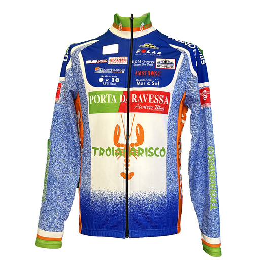 Vintage cycling jacketPorta Daravessa 2012 Blue