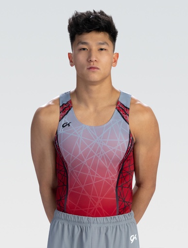 GK  1903  Leotard men Grey