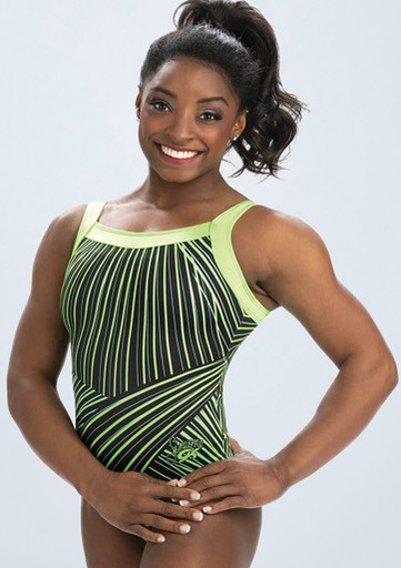 GK Leotard sleeveless promo'sJ CHILES  E4517 (kopie) Fluo Groen