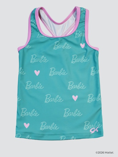 BARBIE collection  GKBARB05  Barbie  Teal tank  top