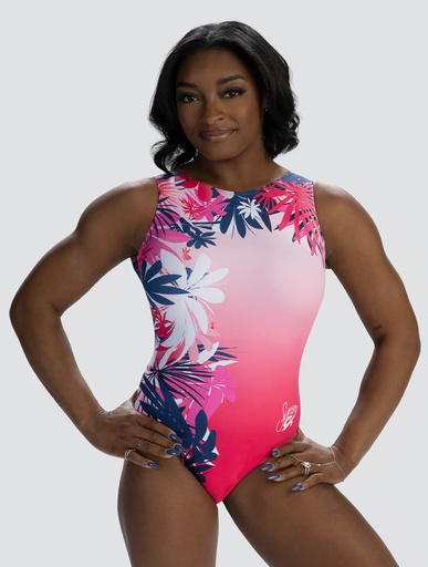 GK Leotards  E's  sleevelessGK E  5338 Simone  floral le