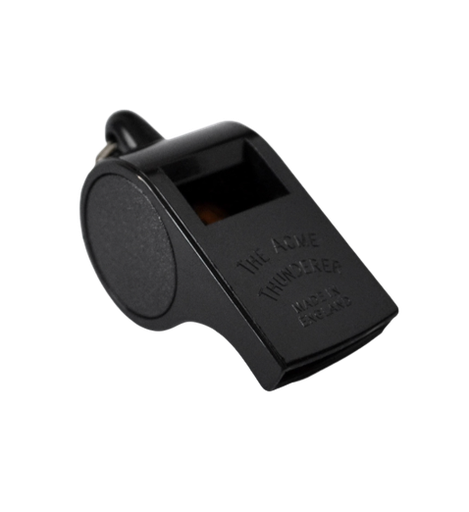 ACME - whistle- Thunder 558 large model - Moulded PVC - Black Black