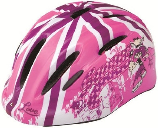 Limar - 149 Fietshelm voor kinderen en jeugd - Sweet London Pink Pink