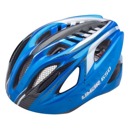 Limar - 650 Race Fietshelm - Carbon Blauw