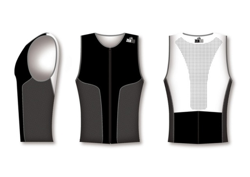 ZeroD - iSinglet CMISING Ironman singlet Zwart Black