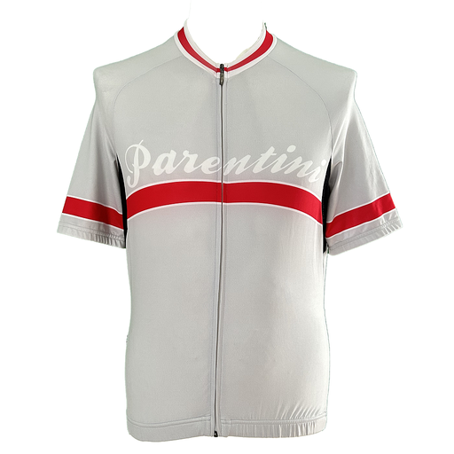 Parentini - Fietsshirt V366 grijs rood  Red