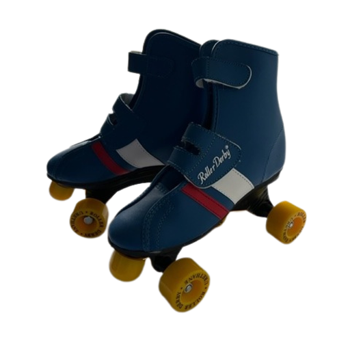  Roller Derby - Rolschaatsen 1150 Roller King - Klittenbandsluitingen Blue