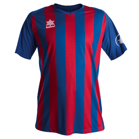 Luanvi - voetbalshirt 07248 blauw/rood