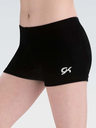 GK - Workout short -Velvet Micro Mini 1448 - Black