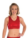 GK - CH35ST - haut de cheerleader rouge 