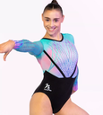 Milano - Long sleeve leotard Rave -Aqua