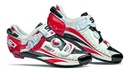 Sidi - Ergo 3 - Chaussure de course en vernis de carbone - Blanche Noir Rouge 