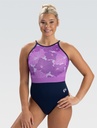 GK Leotards  E's  sleevelessE 5238  PURPEL FLORAL