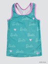 BARBIE collection  GKBARB05  Barbie  Teal tank  top