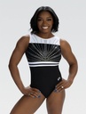 GK Stock leotards 2026 2027GK  3940 Edge tank leotards black