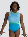 GK Leotards  E's  sleevelessGK E 5343  Simone turq leo