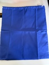 Sporttas-sportzak-rugzak blauwe sporttas met koordje en naamkaartje