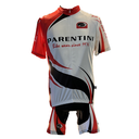 Parentini Maillot + Short C98 - Blanc Rouge