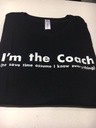 Gymnastics T-shirts adult -"I'm the coach"