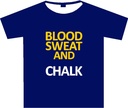 Gymnastics T-shirts adult -"Blood sweat and chalk"