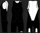ZeroD - oSuit - CMOSUIT olympische afstand trisuit Heren Zwart/wit